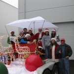 Santa and the Elf Volunteers!